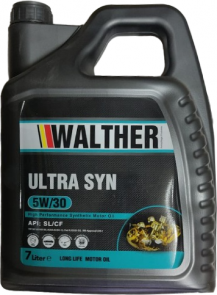 Walther Ultra SYN 5W-30 SL/CF Motor Yağı (7 litre)