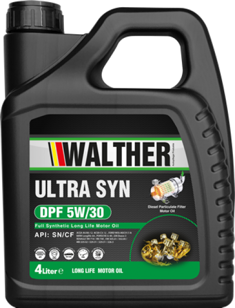 Walther Ultra SYN DPF 5W-30 SN/CF Motor Yağı (4 litre)