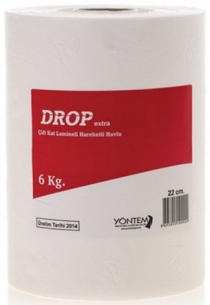 Drop Extra Lamineli Hareketli Kağıt Havlu 22 cm
