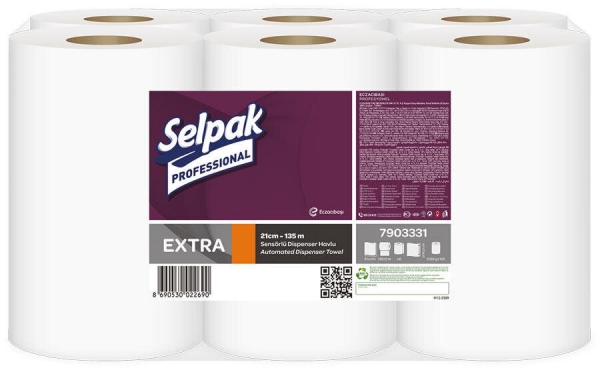 Selpak Professional Extra 135 m Kağıt Havlu 6 Rulo