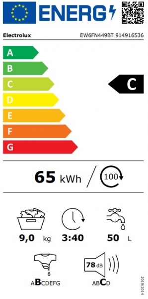 Electrolux EW6FN449BT Çamaşır Makinesi