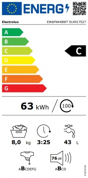 Electrolux EW6FN448WT Çamaşır Makinesi