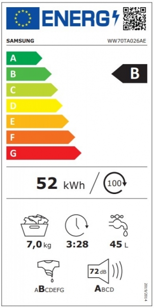 Samsung WW70TA026AE/AH Çamaşır Makinesi