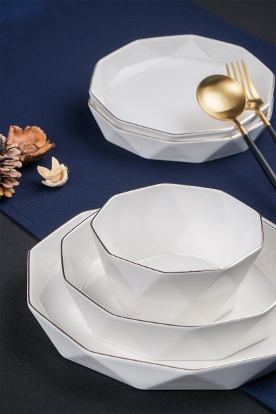 Acar Diamond Collection 24 Parça Yemek Takımı