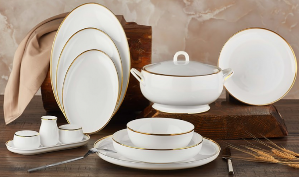 Aryıldız Bone Topkapı AR60026 60 Parça Yemek Takımı
