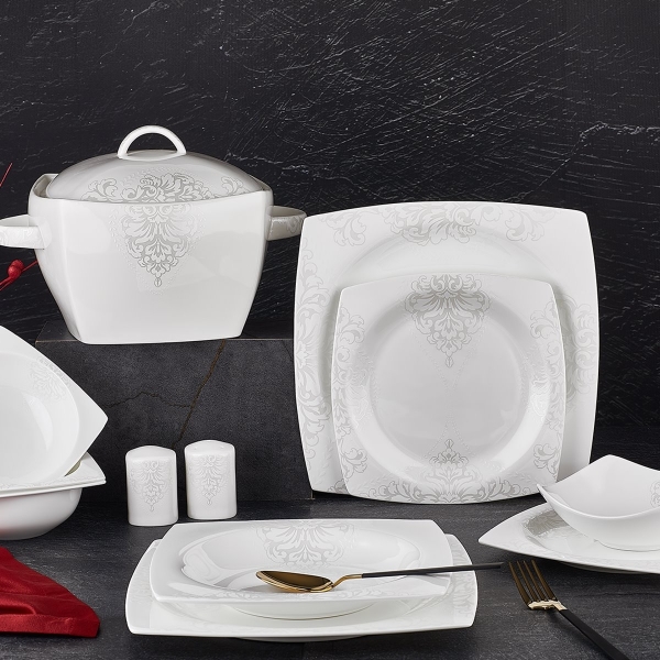 Aryıldız Bone Square AR45007 60 Parça Yemek Takımı