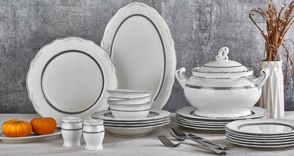 Aryıldız Royal Queen Cemile Sultan AR60028 60 Parça Yemek Takımı