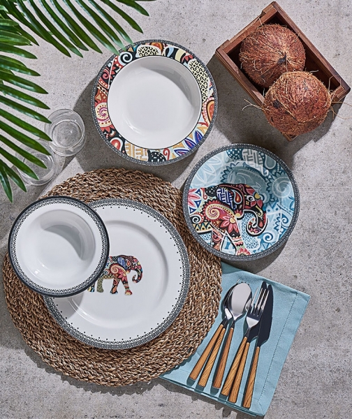 Bernardo Elephant 24 Parça Yemek Takımı