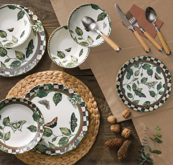 Bianca Luna Vintage 24 Parça Yemek Takımı