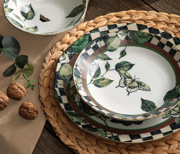 Bianca Luna Vintage 24 Parça Yemek Takımı
