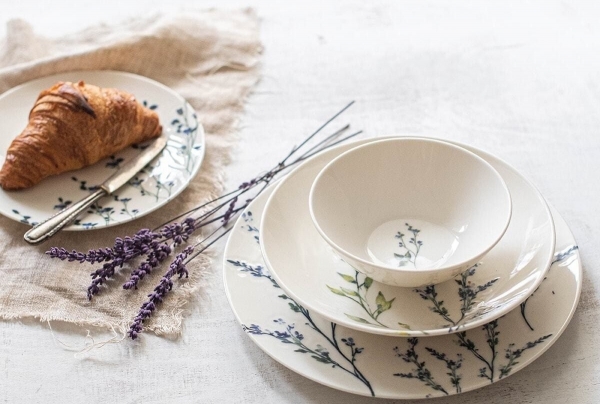Chichi Home Lavender 24 Parça Yemek Takımı