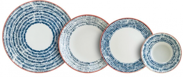 Chichi Home Blue Pino 24 Parça Yemek Takımı