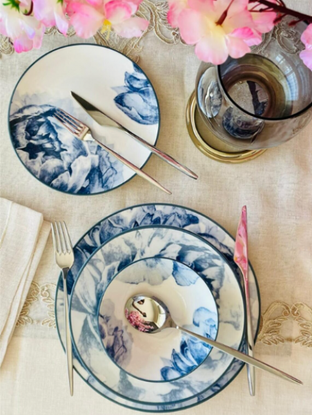 Chichi Home Petal 24 Parça Yemek Takımı