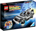 LEGO Ideas 21103 The DeLorean Time Machine Building resim