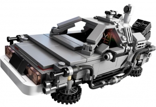 LEGO Ideas 21103 The DeLorean Time Machine Building