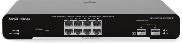 Ruijie RG-NBS3100-8GT2SFP-P Yönetilebilir Switch