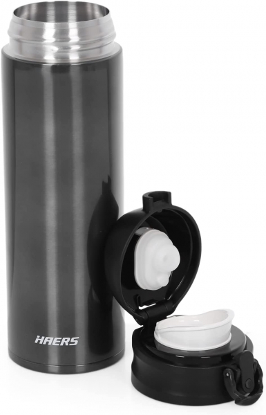 Haers Sızdırmaz Vakumlu Çift Katmanlı Mug Termos