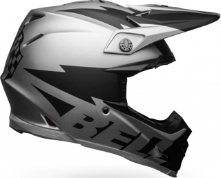 Bell Moto 9 Flex Breakaway Mat Gümüş Siyah