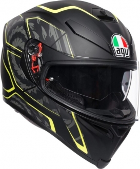 AGV K5 S Tornado Siyah Flo Sarı