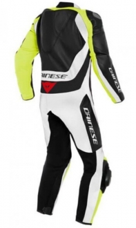 Dainese Assen 2 Black White Fluo Yellow Motosiklet Montu