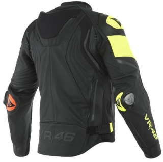 Dainese Vr46 Victory Black Fluo Yellow Motosiklet Montu
