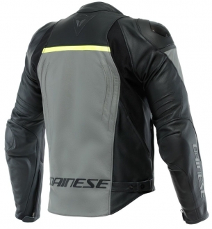 Dainese Racing 4 Lady Black Charcoal Gray Motosiklet Montu