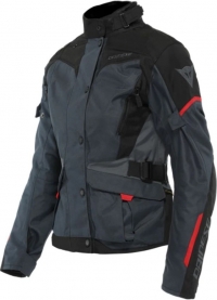 Dainese Tempest 3 D-Dry Lady Ebony Black Lava Red resim