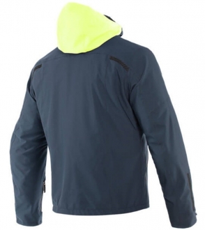 Dainese Mayfair D-Dry Fluo Yellow Ebony Motosiklet Montu