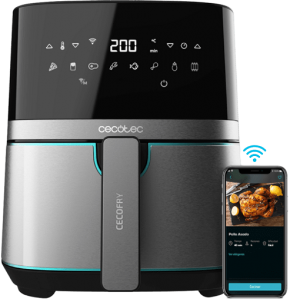 Cecotec Full Inox Black 5500 Air Fryer Fritöz