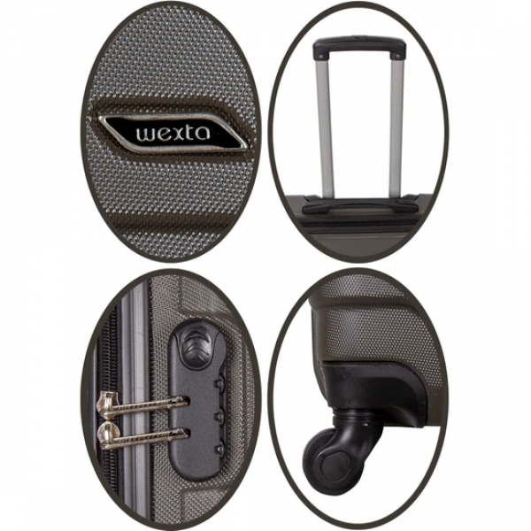 Wexta WX-1002 ABS Orta Boy Valiz