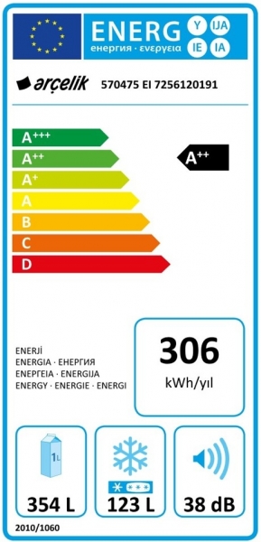 Arçelik 570475 EI Buzdolabı