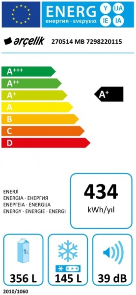 Arçelik 270514 MB Buzdolabı