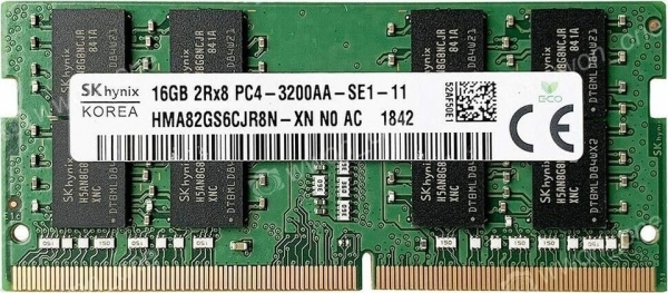 SK Hynix HMA82GS6CJR8N-XN 16 GB 3200 MT