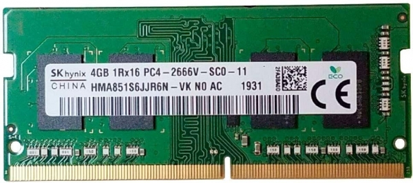 SK Hynix HMA851S6JJR6N-VK 4 GB 2666 MT
