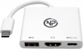 NPO TCA-104 Type-C to HDMI USB Type-C resim
