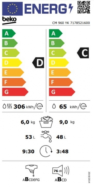 Beko CM 960 YK Çamaşır Makinesi