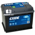 Exide Excell EB620 12V 62Ah resim