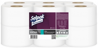 Selpak Professional Extra İçten Çekmeli 70 M Tuvalet Kağıdı 12 Rulo