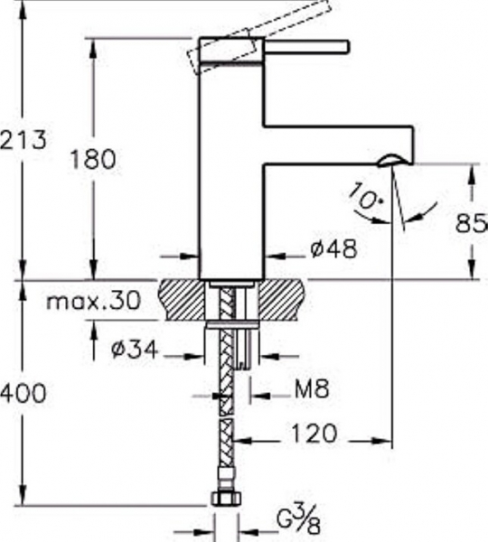 Artema Pure A41260 Lavabo Bataryası