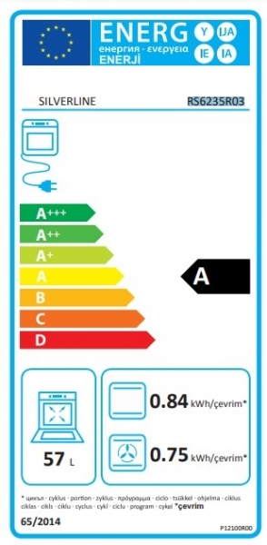 Silverline RS6235R03 Ankastre Fırın