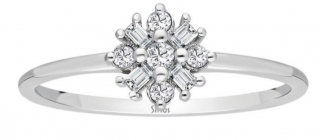 Sirius Capella Yıldızı 0823R0204 0.12 Karat Yüzük