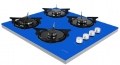 Airtec 6685BLU Mavi Solo (Set Üstü) Gazlı Ocak