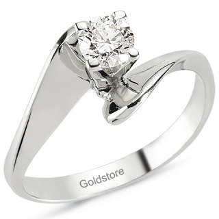 Goldstore DRS7237 0.34 Karat Pırlanta Yüzük
