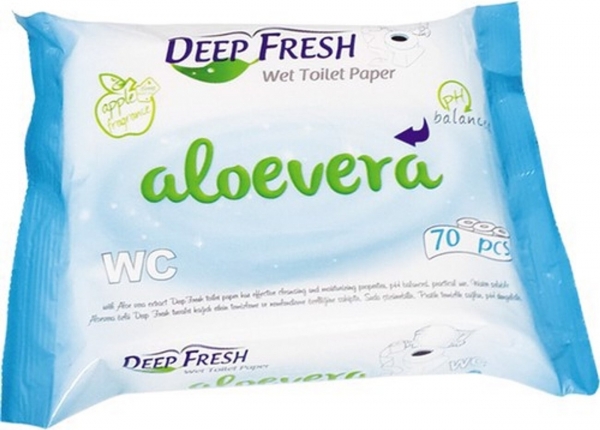 Deep Fresh Aloe Vera Özlü Islak Tuvalet Mendili