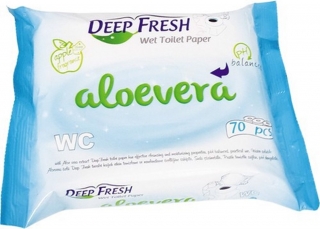 Deep Fresh Aloe Vera Özlü Islak Tuvalet Mendili