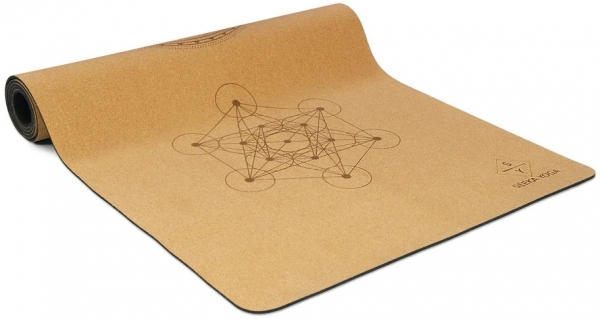 Seeka Cork Sacred Geometry Mandala Spor Matı