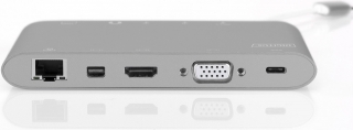 Digitus USB Type-C to HDMI VGA USB-A USB-C Mini DP AUX SD Ethernet Dönüştürücü