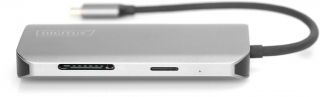Digitus USB Type-C to HDMI USB-A USB-C SD MicroSD Ethernet Dönüştürücü