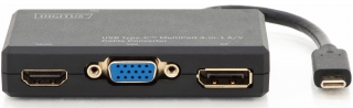 Digitus USB 3.0 Type-C to VGA HDMI DVI DisplayPort Dönüştürücü