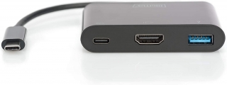 Digitus USB Type-C to HDMI USB-A USB-C Dönüştürücü